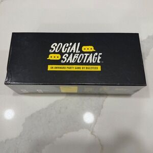 BuzzFeed Social Sabotage Awkward Party Game Cardinal 20103682 New Sealed